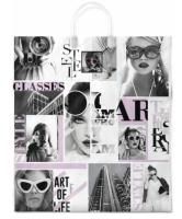 Пакет с пластмассовыми ручками (40х44)-100 Стилист 10/100  Пакет с пластмассовыми ручками (40х44)-100 Стилист 10/100