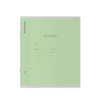 Тетрадь 12л клетка с полями ЗЕЛЕНАЯ Visio ErichKrause 1/10/280