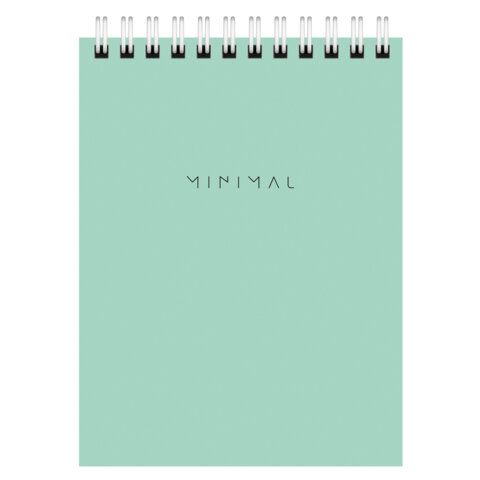 Блокнот 40л А6 108х145мм клетка гребень Minimal Pastel BRAUBERG 1/6/96