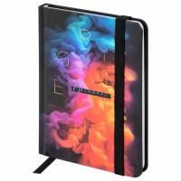 Блокнот 96л А6 109х148мм клетка твердая обложка на резинке BRAUBERG Pigment 1/36 