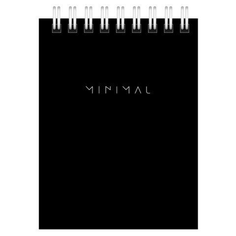 Блокнот 40л А7 75х105мм гребень клетка BRAUBERG Minimal Classic 1/120