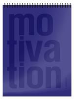 Блокнот 40л А5 131х198мм клетка гребень обложка ВД-лак Schoolformat ОДНОТОННЫЕ НАДПИСИ  1/20