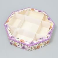 Менажница картон 29х5см Цветочная гамма 1/5/300