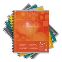 Тетрадь 80л А5 клетка гребень обложка мел картон MIX-PACK ErichKrause 1/4/32