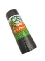 Мешок для мусора 60л рулон ПНД (60х80)-8 черный Уют дома МП (20шт) 1/80