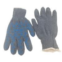 Перчатки спец двойные утепленные ПВХ точка серые ЗИМА Л 5/100