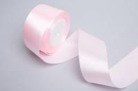 Лента атласная 50мм 23м розовая 1/4