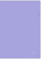 Папка-уголок А4 непрозр лаванда PASTEL Хатбер 0,18мм 1/20/400