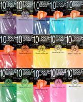 Бумага подарочная Тишью в листах 50х66см синяя 10/10