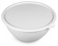 Салатник 3,2л (пищевой) с крышкой серый Риччи 1/14