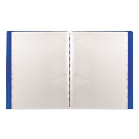 Папка  20 вклад. STAFF синяя 0,5мм 1/5/60 (Клиент)