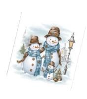 НГ Салфетки (33х33) 3-сл Дружная семья (20) 1/12