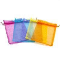 Подарочный мешок текстильный ОРГАНЗА МИКС 9х12см 25/250