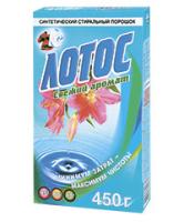 Порошок стиральный Лотос 450г Свежий аромат 1/24