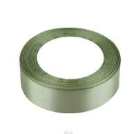 Лента атласная 25мм 25м фисташковый 1/5