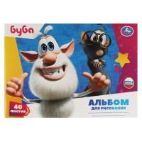 Альбом для рисования 40л А4 офсет Буба и ... Умка 1/20