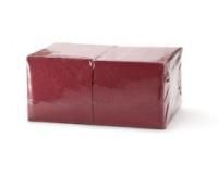 Салфетки (24х24) 2-сл (250) бордовые 1/12