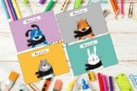 Альбом для рисования 24л А4 спираль обложка Твин ЗверУХИ ПЗБМ 1/48