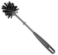 Ерш для унитаза  серый с черной щетиной без подставки AZUR 1/50 