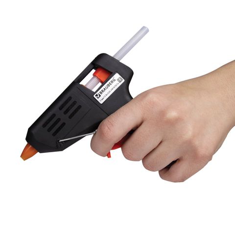 Клеевой пистолет 15 Вт, для стержня 7 мм, BRAUBERG, в блистере 1/24/48 Клеевой пистолет 15 Вт, для стержня 7 мм, BRAUBERG, в блистере 1/24/48