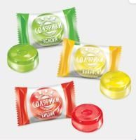 Продукты, Конфеты Солярики карамель 500г 1/1