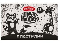 Пластилин 12цв 144г классический ПРОСТО-НАПРОСТО 1/32