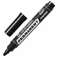 Маркер перманентный черный 2,5мм круглый наконечник CENTROPEN 1/10/1000