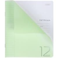 Тетрадь 12л линия с пласт обложкой Хатбер 1/140