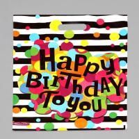 Пакет с вырубной ручкой (38х47)-60 Лучший праздник Нео-Пак 25/1000