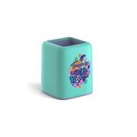 Подставка-органайзер 98х80х80мм квадрат мятный с фиолет ErichKrause Forte Tropical 1/8