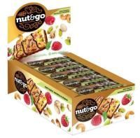 Продукты, Батончик Nut&Go фисташка кешью малина глазир 28г 1/24