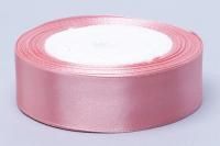 Лента атласная 25мм 25м пепельная роза 1/5