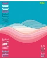 Тетрадь 48л А5 клетка скоба ECO Wave Хатбер 1/100