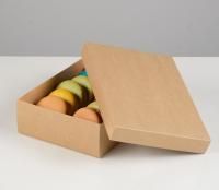 Коробка без окна 210х150х50мм картонная крафт 1/5