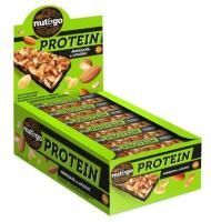 Продукты, Батончик Nut&Go Protein миндаль арахис 36 г 1/18