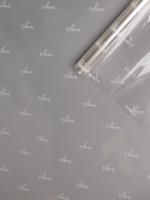 Ролик 70см х8м пленка полипропилен с рисунком Классика Love белый 1/10