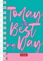 Записная книжка А7 40л гребень клетка обл мел картон Хатбер Сочиняй мечты 1/144