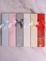 Подарочная коробка под браслет/цепочку/часы Классика золото 21х4 цвет микс 1/12