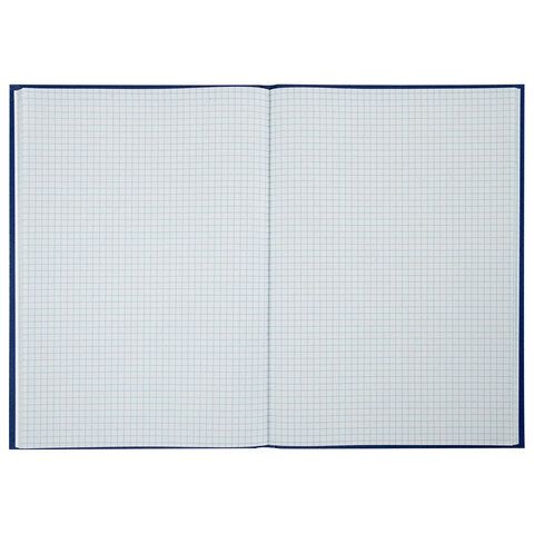 Книга учета 96л 200х290мм клетка,  бумвинил, типограф. блок STAFF 1/10