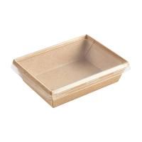 Крышка для контейнера 500мл 120х160мм OneClick прозр плоская 1EA 50/400