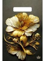 Пакет с вырубной ручкой (20х30)-30 Ювелирный цветок 100/3000