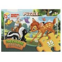 Пазл детский 35 элементов Лесные друзья 1/32