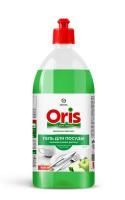 Средство жидкое для мытья посуды 1л ORIS Зеленое яблоко  Грасс GRASS 1/6