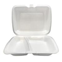 ВПС Ланч-бокс 2-сек LB-max эко (255х190х70) белый вспен ТДУ 100/100 