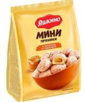 Продукты, Яшкино Мини пряники с вар.сгущ. 300г 1/10