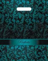 Пакет с вырубной ручкой (30х37)-90 Перфекто Ультрамарин Тико 25/400