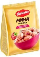 Продукты, Яшкино Пряники с малиновой начинкой 300г 1/10