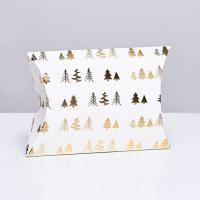 НГ Подарочная коробка 15х11х3см Елки 1/10/850