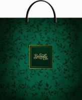 Пакет с пластмассовыми ручками (36х37)-100 Изумруд Тико 10/100