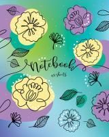 Тетрадь 48л А5 клетка скоба мел картон Цветочные узоры Хатбер 1/80